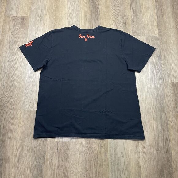 Team Pacquiao Shirt Mens 2XL Black Boxing Nike San Fran Graphic Tee Short Sleeve - Picture 6 of 11